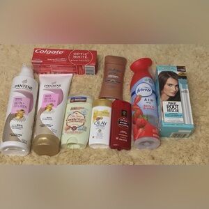 Pantene,Loreal,old spice,Colgate,Olay,febreze,sheamoisture bundle